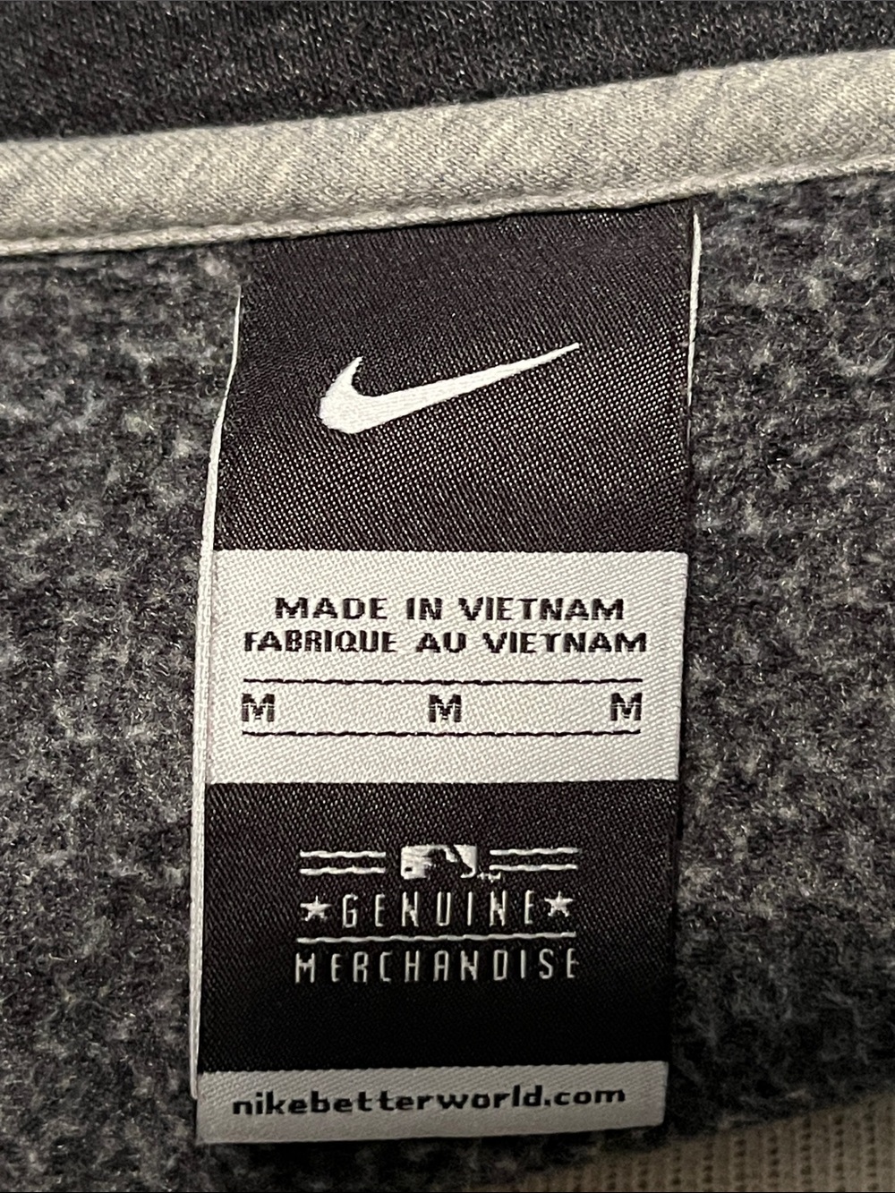 Nike Women's Charcoal Orioles Zip Hoodie with Orange Accents size medium - Picture 5 of 6